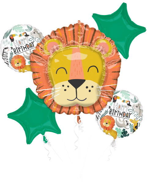 Get Wild Birthday Foil Balloon Bouquet