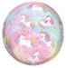 Enchanted Unicorn Orbz Foil Balloon