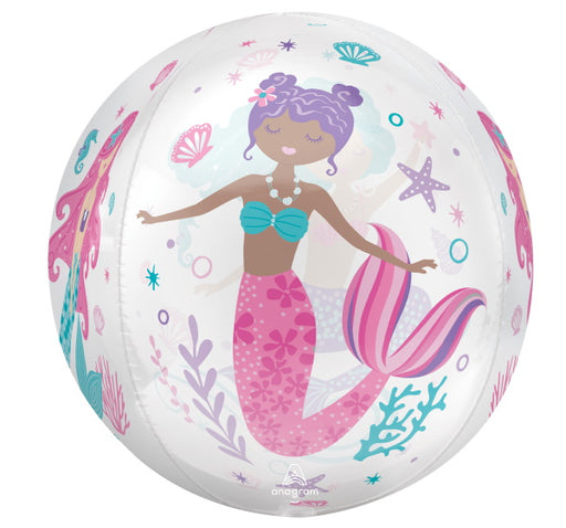 Shimmering Mermaids Orbz Foil Balloon