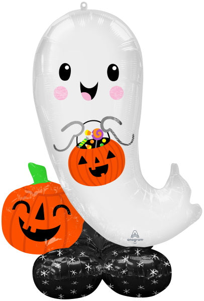 53" Halloween Ghost AirLoonz Foil Balloon