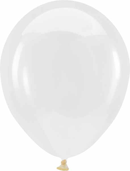 Anagram Crystal Clear 5-Inch Latex Balloons, 100 Count