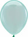 Anagram Crystal Green 5-Inch Latex Balloons, 100 Count