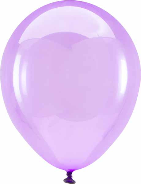 Anagram Crystal Purple 5 Inch Latex Balloons, 100 Pack