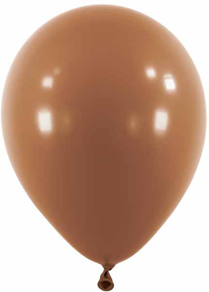 Anagram Chocolate Brown 5" Latex Balloons, 100 Pack