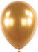 Anagram Luxe Gold Sateen 5-Inch Latex Balloons, 100 Count