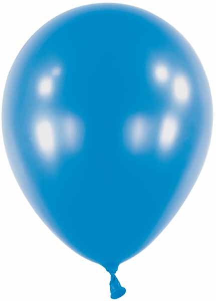 Anagram 5" Metallic Royal Blue Latex Balloons, 100 Count