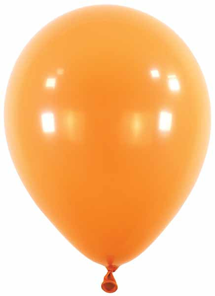 Anagram Tangerine Orange 5-Inch Latex Balloons, 100 Count