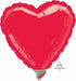 9 Inch Metallic Red Heart Foil Balloon