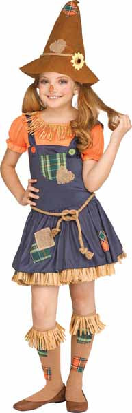Sweet Scarecrow Child Costume, XL (14-16)