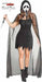 Ghost Face 30th Anniversary Black Costume, Large 12/14