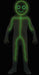 Boys' Light-Up Stick Figure Costume, Large 12-14