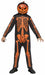 Child Pumpkin Costume with Light Reveal Mask, Medium 8/10