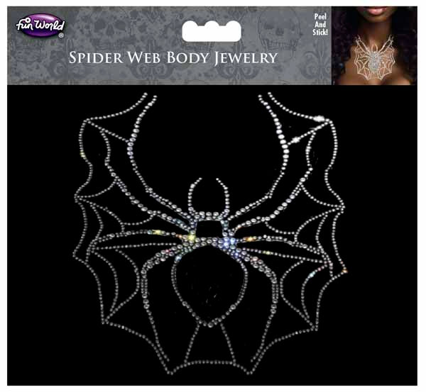 Spider Peel & Stick Body Bling