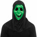 Friendly Ghost Mask in Fluorescent Green