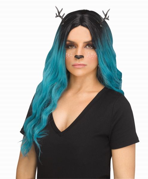 Black Mini Antler Costume Accessory
