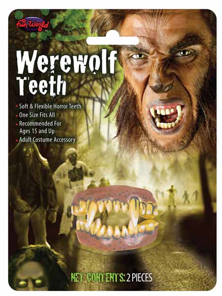 Werewolf Character Teeth Costume Accessory