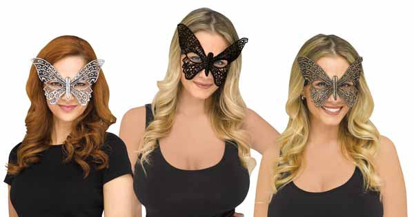 Gothic Butterfly Lace Mask
