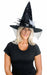 Bling Witch Hat with Feather and Pearl Accents