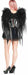 Black Fabric Feather-Look Costume Wings