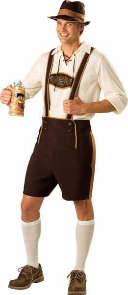 Bavarian Guy Men's Costume, Extra Large
