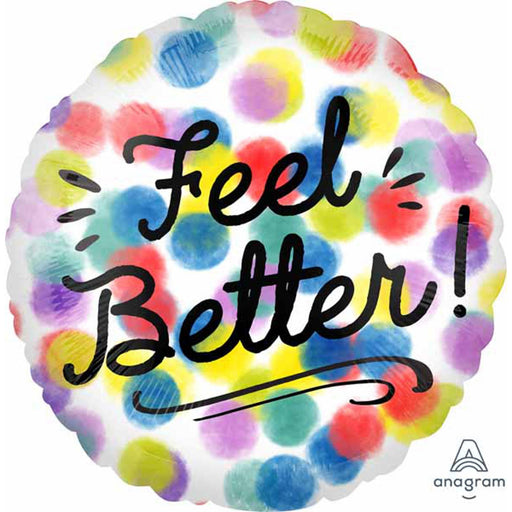 Feel Better Dots 18" Round Sticker Pack (40 Stickers)