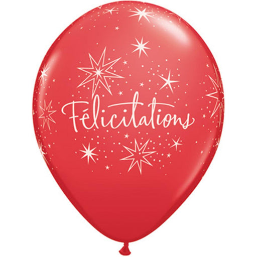 Felicitations Etoile Festive Balloons (11", 50 Count) ¢
