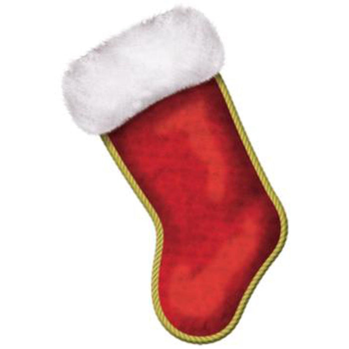 Festive Christmas Stocking Cutouts 10/Pkg