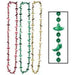 Fiesta Beads Pack - Rd/Gd/Gn (6/Cd) 33" Long