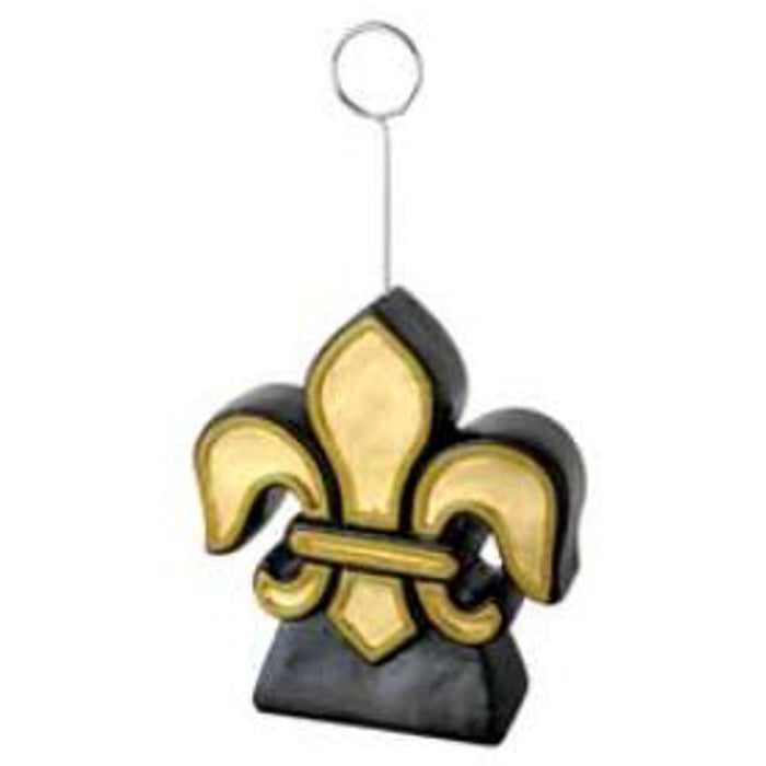 Fleur De Lis Photo/Balloon Holder 6 Oz.