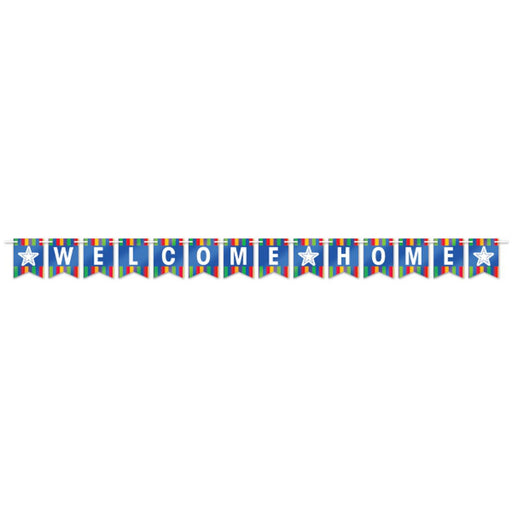 Foil Welcome Home Streamer - 6"X 8' 1/Pk.