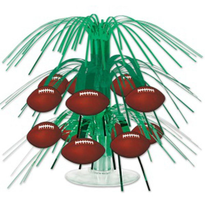 "Football Mini Cascade Centerpiece - Party Decoration"