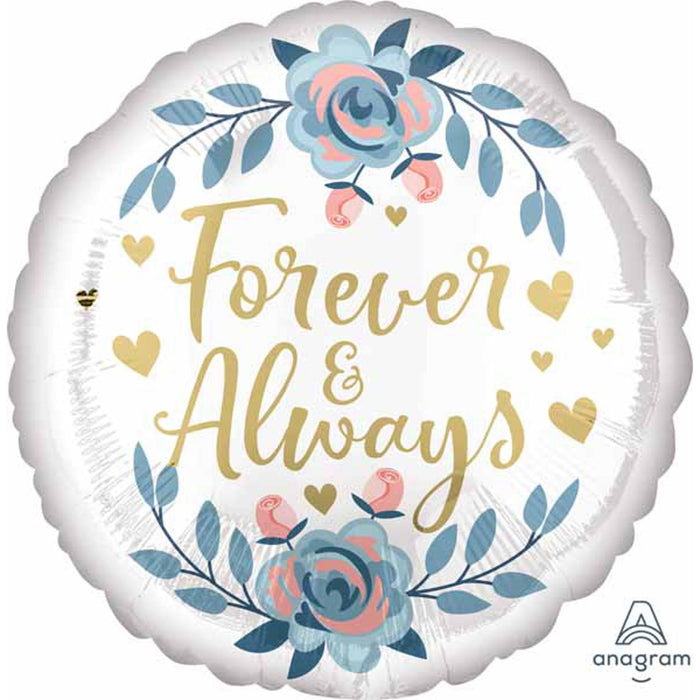 Forever Always Roses 40 Red Roses In 18" Round Hat Box