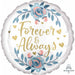 Forever Always Roses 40 Red Roses In 18" Round Hat Box