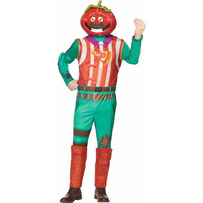 Fortnite Tomato Head Costume Adult Medium