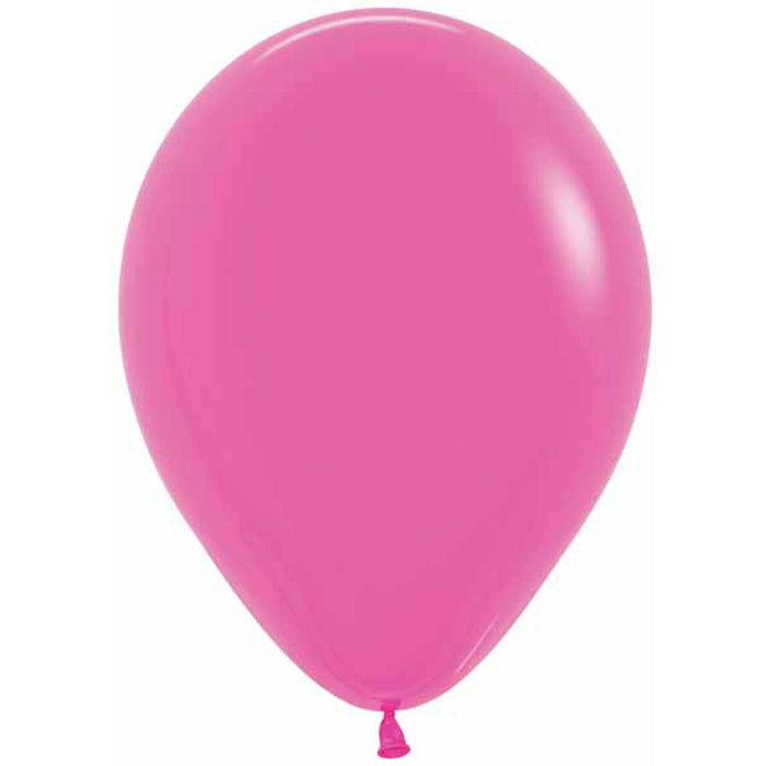 Fuchsia Latex Balloons 100-Pack - 11" Deluxe Quality