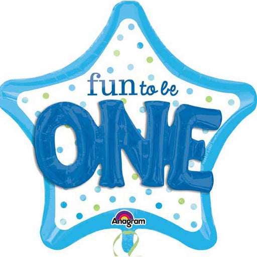 Fun To Be One Boy Balloon Decorations Pkg