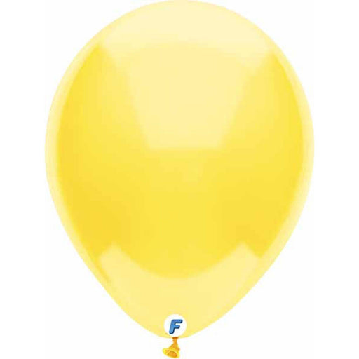 Funsational Yellow Latex Balloons - 50 Count (12 Inch)