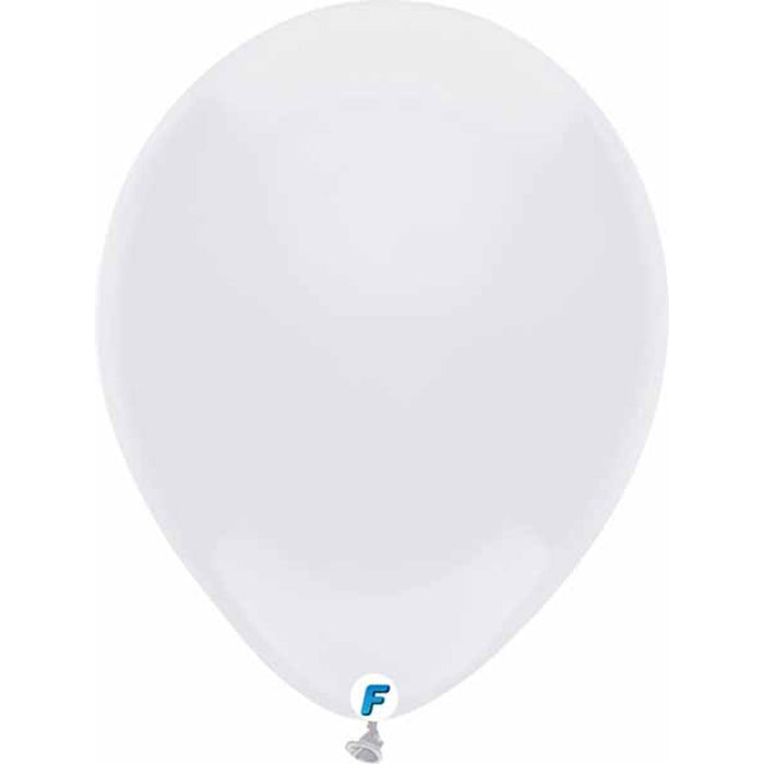 Funsational White Latex Balloons - 12" 50/Bag