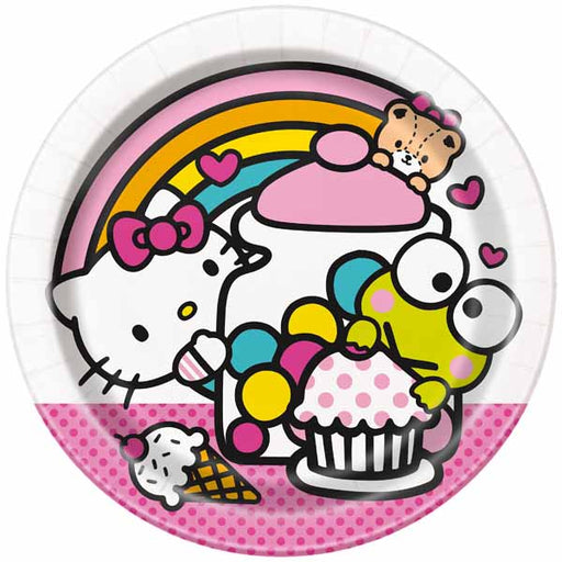 Hello Kitty 7 Inch Party Plates, 8 Pack