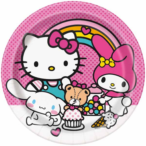 Hello Kitty 9-Inch Party Plates, 8 Count