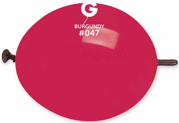 13" BURGUNDY #047 GLINK 50/BAG GEMAR