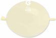 Gemar Glink 13-Inch Ivory #059 Latex Balloons, 50 Count