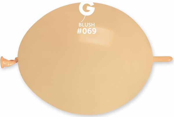 Gemar Glink 13-Inch Blush #069 Latex Balloons, 50 Count