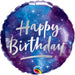 Happy Birthday Galaxy 18″ Balloon Embark on a Celestial Celebration (5/Pk)