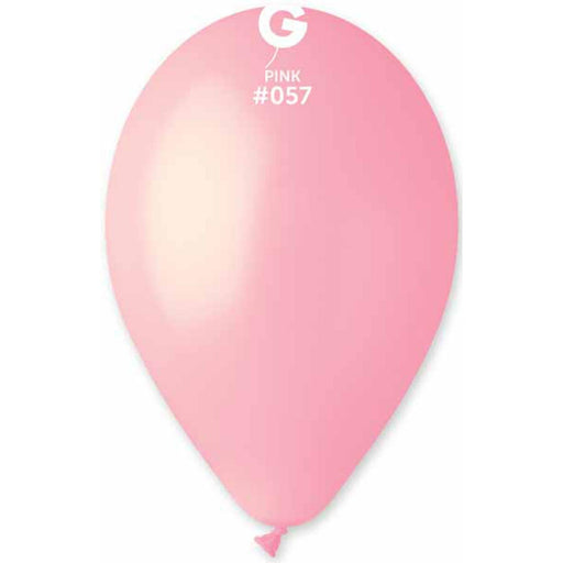 Gemar 12" Pink Latex Balloons (50/Bag) #057.