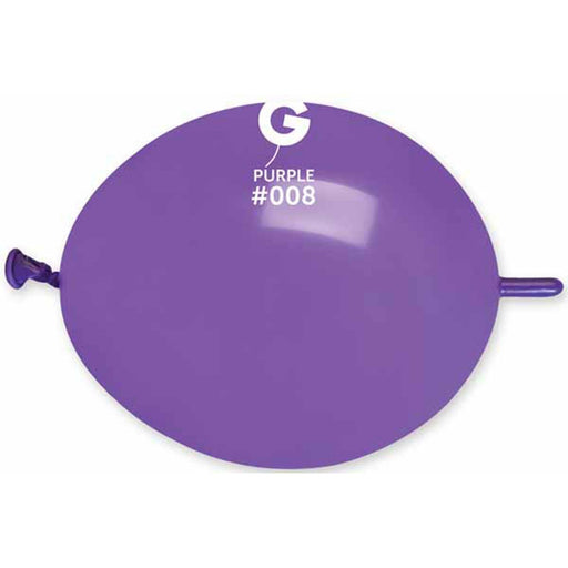 Gemar 13" Purple #008 Glink Balloons - Pack Of 50