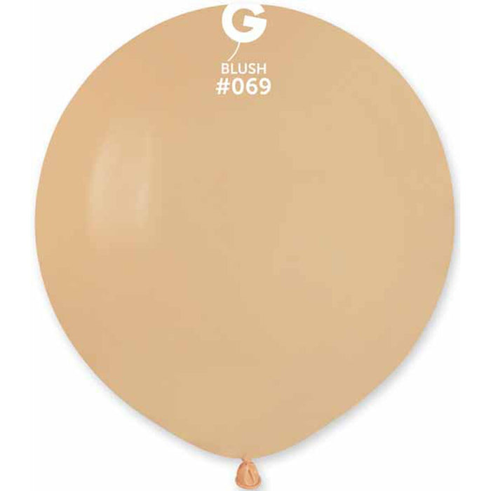 Gemar 19" Blush Latex Balloons - 25/Bag