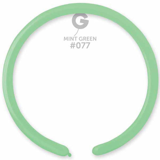 Gemar 260 Mint Green Balloons - 50/Bag