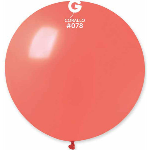 Gemar 31" Coral Balloon #078 - 1 Bag