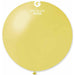 Gemar 31" Metallic Baby Yellow Balloon #056 1/B.